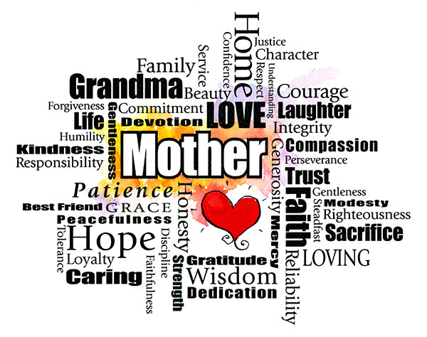 Mother Word Cloud (Grandma)